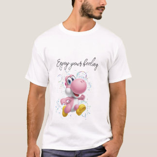 Dinosaurus T-shirt – Geniet van je gevoelens Grafi
