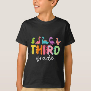 Dinosaurus terug naar school 3e leerjaar eerste sc t-shirt