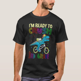 Dinosaurus terug naar school Ik ben klaar om 3e Gr T-shirt