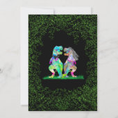 Dinosaurus Thema Bruiloft Save The Date (Achterkant)