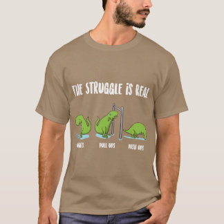 Dinosaurus-thema Cadeaus Gym Liefhebber Cadeau Tra T-shirt