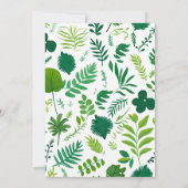 Dinosaurus thema Kids Verjaardagsfeestuitnodiging Kaart (Achterkant)