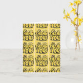 Dinosaurus-Themabegroeting Kaart (Gele Bloem)