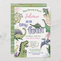 Dinosaurus Theme Party Dino Vier 4e Verjaardag