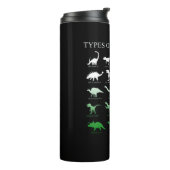 dinosaurus thermosbeker (Gedraaid links)