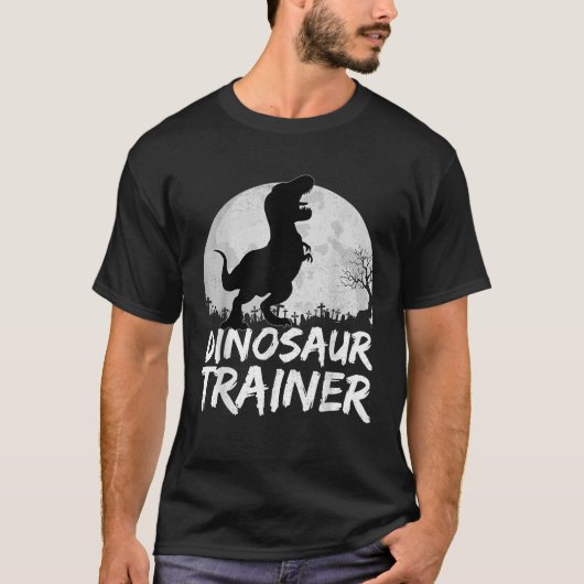 Dinosaurus Trainer T Rex Halloween Kostuum Volwass T-shirt (Voorkant)