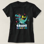 Dinosaurus TRex Grappige 2e klas School Afstuderen T-shirt (Design voorkant)