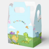 Dinosaurus tuin/Dino tuin verjaardagsfeestje Bedankdoosjes (Geopend)