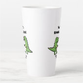 Dinosaurus Valentijnse  Latte Mok (Voorkant)