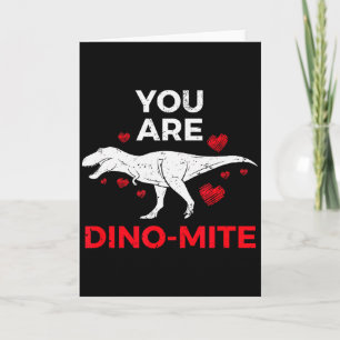 Dinosaurus Valentijnskaarten T Rex Cadeau Jongens  Kaart