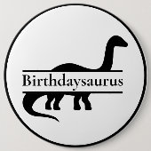 Dinosaurus Verjaardag Button (Voorkant)