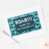 Dinosaurus Verjaardag Dank u Stickers (Envelop)