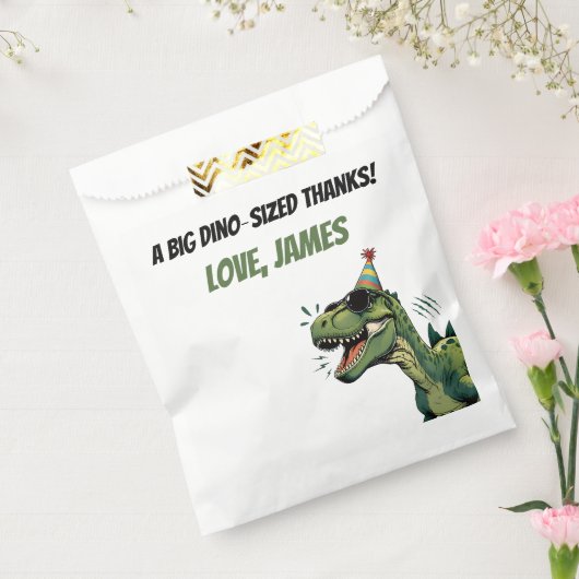 Dinosaurus Verjaardag Favoriet Bag Kinder Partij Bedankzakje (Gezegeld)