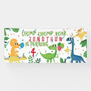 DINOSAURUS VERJAARDAG SPANDOEK