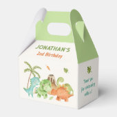 Dinosaurus Verjaardagsgunst Dozen Kinder Jongen Wa Bedankdoosjes (Voorkant Zijde)