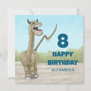Dinosaurus verjaardagsjaar kaart