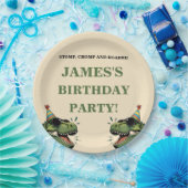 Dinosaurus Verjaardagspapier Bord Kinder Partij (Feest)