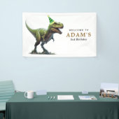 Dinosaurus verjaardagsuitnodiging, Drie rex verjaa Spandoek (Beurs)