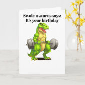 Dinosaurus Vouwkaart Kaart (Gele Bloem)