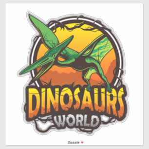 Dinosaurus Wereld Stickers