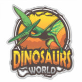 Dinosaurus Wereld Stickers (Voorkant)