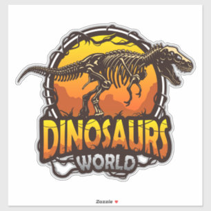 Dinosaurus Wereld Stickers