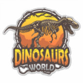 Dinosaurus Wereld Stickers (Voorkant)