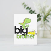 dinosaurusbroer briefkaart (Staand voorkant)