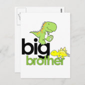 dinosaurusbroer briefkaart (Voorkant / Achterkant)
