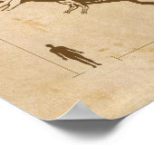 Dinosaurusfossiel 4 Poster (Hoek)