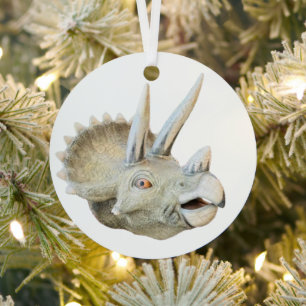 Dinosaurushoorn, Metalen Ornament