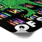 Dinosaurusjongens meisjes Kinder student T rex 100 Poster (Hoek)