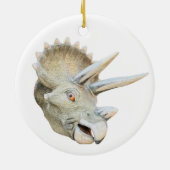 Dinosauruskop, rond Ornament (Achterkant)
