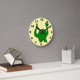 Dinosaurusontwerp Ronde Klok