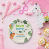 Dinosauruspapier Borden Verjaardag Dino mite T-rex Papieren Bordje (Feest)