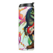 dinosaurusrots thermosbeker (Gedraaid links)