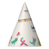 Dinosaurus's verjaardagsfeestje feesthoedjes (Links)