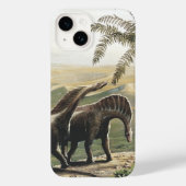 dinosaurussen, Amargasaurus met palmbomen Case-Mate iPhone Case (Achterkant)
