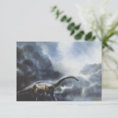 dinosaurussen, Barapasaurus met Storm wolken (Staand voorkant)