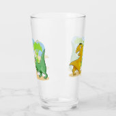 Dinosaurussen bij het spelen glas (Links)