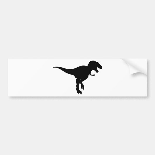 dinosaurussen bumpersticker (Voorkant)