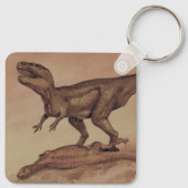  dinosaurussen, Carnivore Giganotosaurus Sleutelhanger (Achterkant)