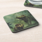 dinosaurussen, Centrosaurus in het Oerwoud Bier Onderzetter (Linkerzijde)