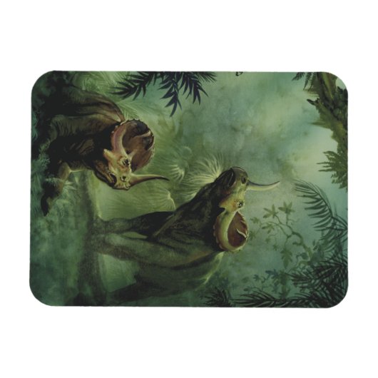  dinosaurussen, Centrosaurus in het Oerwoud Magneet (Horizontaal)