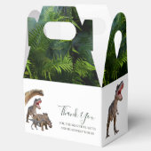 Dinosaurussen Dank u thema Favor Box Bedankdoosjes (Geopend)
