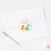 Dinosaurussen Dino Favor Stickers Etiketten Seals  (Envelop)