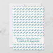 Dinosaurussen Donut Pool Party uitnodiging (Achterkant)