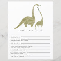 Dinosaurussen Douche Boek Scramble Game