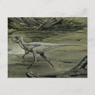 dinosaurussen, een Cretacous Hypsilophodon Briefkaart