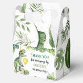 Dinosaurussen Eerste Verjaardagsfeestje Favor Box Bedankdoosjes (Geopend)